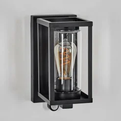 Portalis Lampe murale d´extérieur Noir, 1 lumière, Détecteur de mouvement