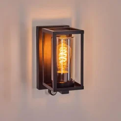 Portalis Lampe murale d´extérieur Noir, 1 lumière, Détecteur de mouvement