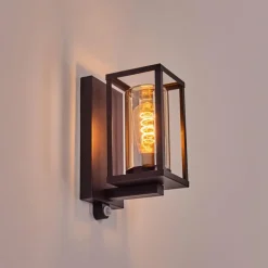 Portalis Lampe murale d´extérieur Noir, 1 lumière, Détecteur de mouvement