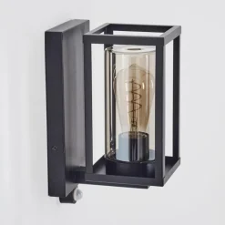 Portalis Lampe murale d´extérieur Noir, 1 lumière, Détecteur de mouvement