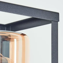 Portalis Lampe murale d´extérieur Noir, 1 lumière, Détecteur de mouvement
