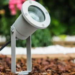 Projecteur de jardin Pilsen Argenté, 1 lumière