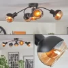 Qaran Plafonnier Noir, 5 lumières