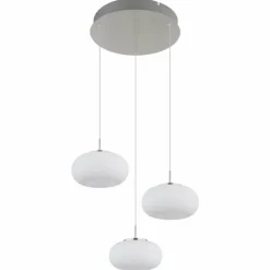 Quintara Suspension Luminaires Globo Lighting LED Nickel mat, 1 lumière