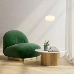 Quintara Suspension Luminaires Globo Lighting LED Nickel mat, 1 lumière