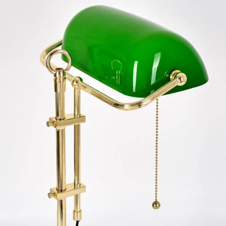 Ragaz Lampe de banquier, Lampe de bureau, Lampe à poser Laiton, 1 lumière