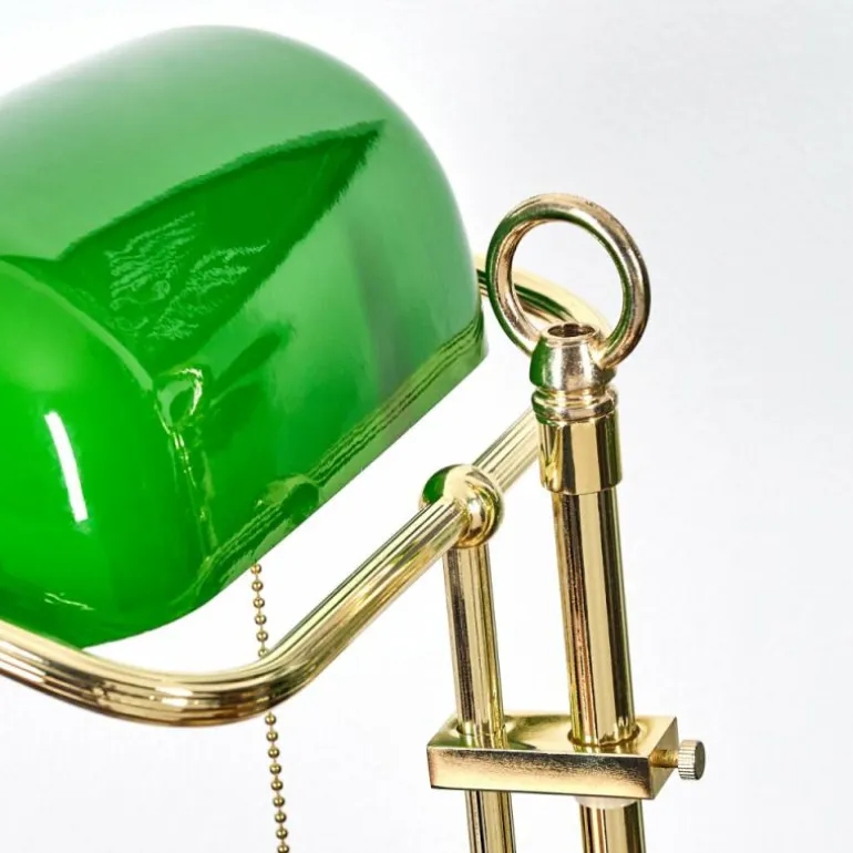 Ragaz Lampe de banquier, Lampe de bureau, Lampe à poser Laiton, 1 lumière