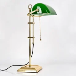 Ragaz Lampe de banquier, Lampe de bureau, Lampe à poser Laiton, 1 lumière