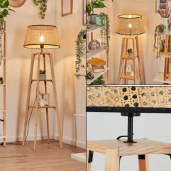 Ramila Lampadaire Écru, 1 lumière