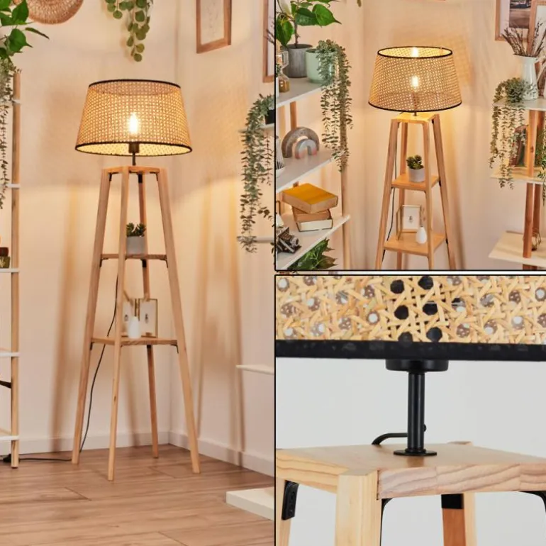 Ramila Lampadaire Écru, 1 lumière