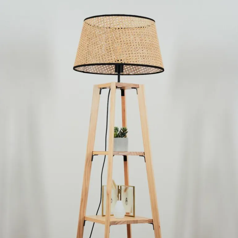 Ramila Lampadaire Écru, 1 lumière