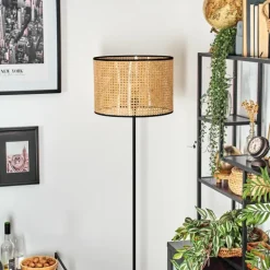 Ramila Lampadaire Écru, Noir, 1 lumière