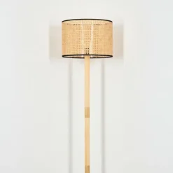 Ramila Lampadaire Écru, Noir, 1 lumière
