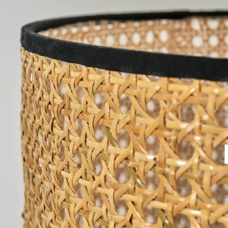 Ramila Lampadaire, Liseuse Écru, Noir, 1 lumière