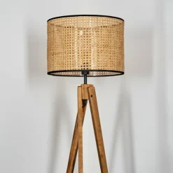 Ramila Lampadaire, Liseuse Écru, Noir, 1 lumière