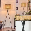 Ramila Lampadaire, Liseuse Noir, 1 lumière