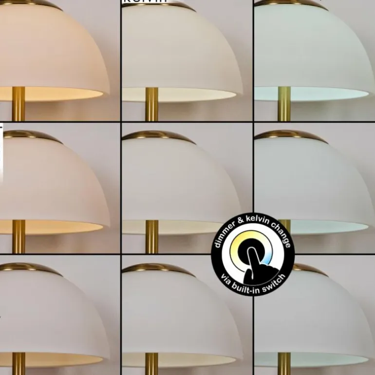 Rands Lampe à poser LED Laiton, 1 lumière
