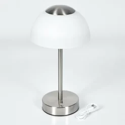 Rands Lampe à poser LED Nickel mat, 1 lumière