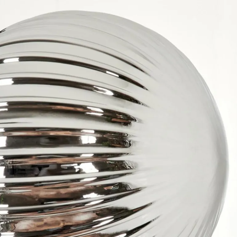 Remaisnil Lampadaire Ambre, Fumé, 3 lumières