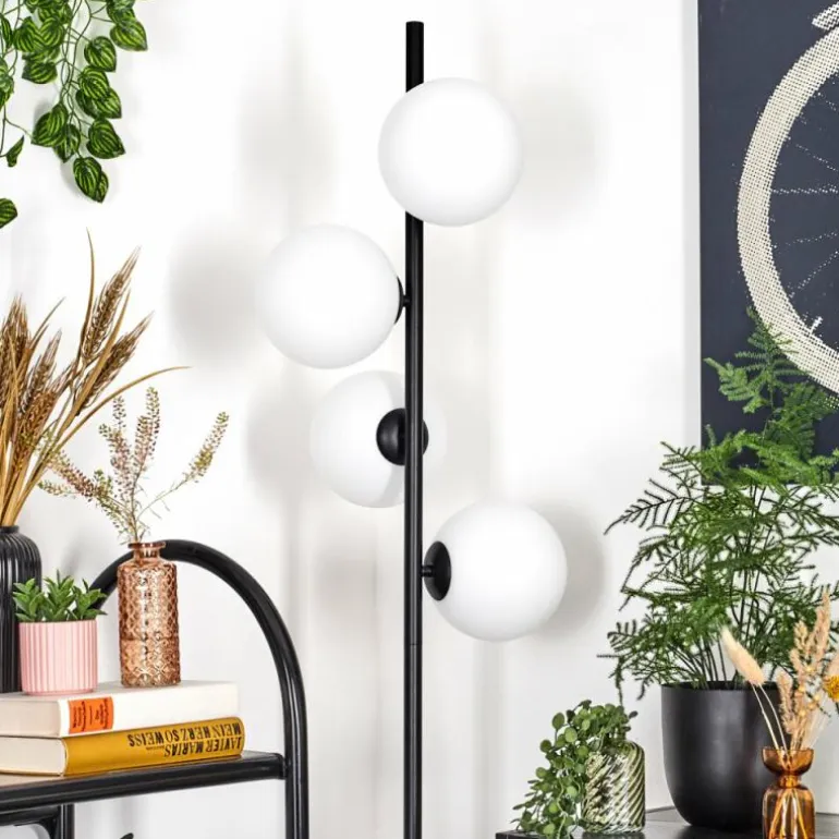 Remaisnil Lampadaire Blanc, 4 lumières