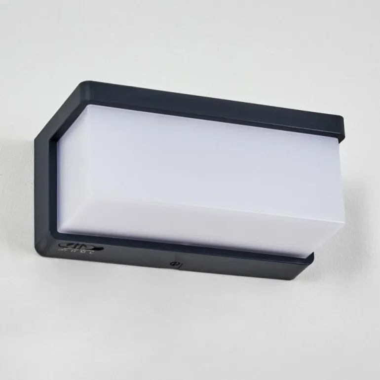 Rifbjerg Lampe murale d´extérieur, Applique murale, Spot mural LED Noir, 1 lumière