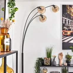 Ripoll Lampadaire Ambre, 3 lumières