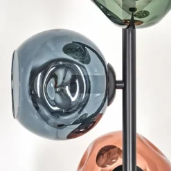 Ripoll Lampadaire Bleu, Vert, Cuivré, 4 lumières