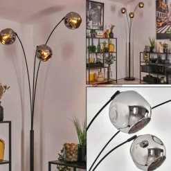Ripoll Lampadaire Chrome, 3 lumières