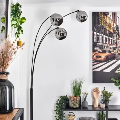 Ripoll Lampadaire Chrome, 3 lumières