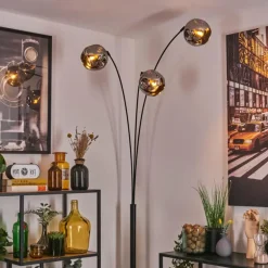 Ripoll Lampadaire Chrome, 3 lumières
