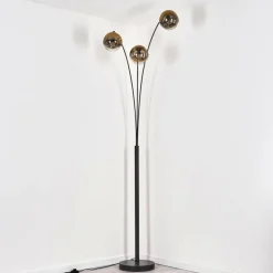 Ripoll Lampadaire Noir, 3 lumières