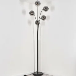 Ripoll Lampadaire Noir, 5 lumières