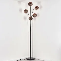 Ripoll Lampadaire Noir, 5 lumières