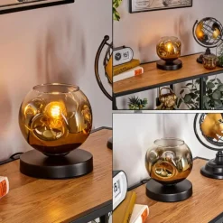 Ripoll Lampe à poser Noir, 1 lumière