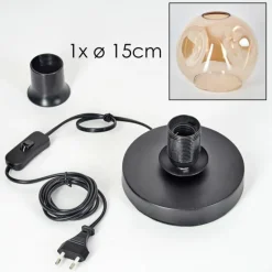 Ripoll Lampe à poser Noir, 1 lumière