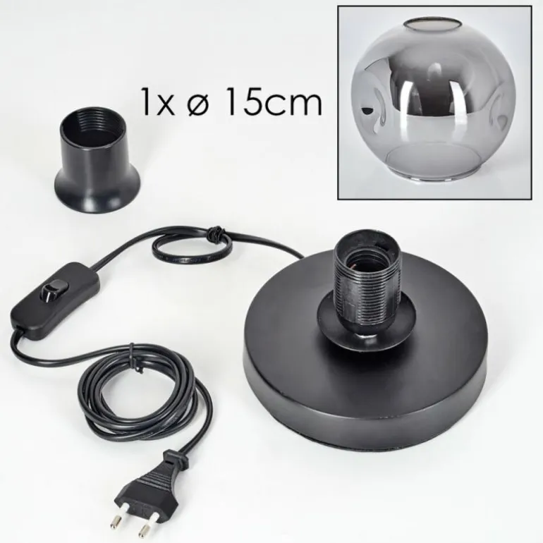 Ripoll Lampe à poser Noir, 1 lumière