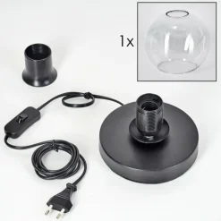 Ripoll Lampe à poser Noir, 1 lumière