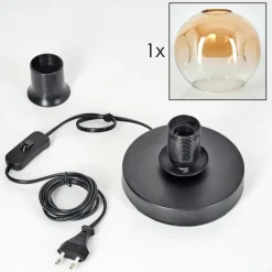 Ripoll Lampe à poser Noir, 1 lumière