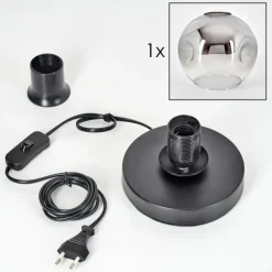 Ripoll Lampe à poser Noir, 1 lumière