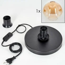 Ripoll Lampe à poser Noir, 1 lumière