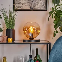 Ripoll Lampe à poser Noir, 1 lumière