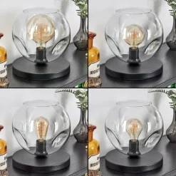 Ripoll Lampe à poser Noir, 1 lumière