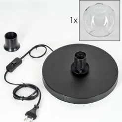 Ripoll Lampe à poser Noir, 1 lumière