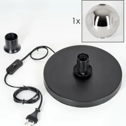Ripoll Lampe à poser Noir, 1 lumière