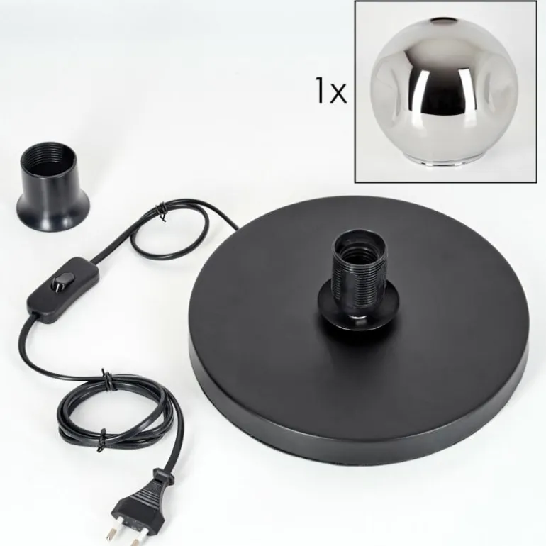 Ripoll Lampe à poser Noir, 1 lumière
