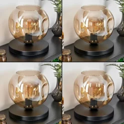 Ripoll Lampe à poser Noir, 1 lumière