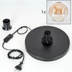 Ripoll Lampe à poser Noir, 1 lumière