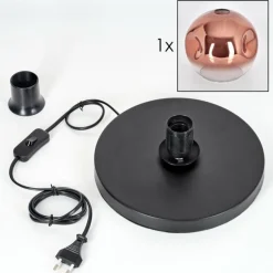 Ripoll Lampe à poser Noir, 1 lumière