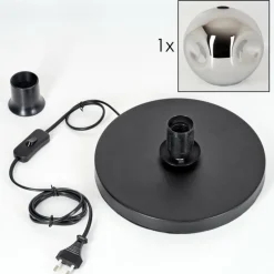 Ripoll Lampe à poser Noir, 1 lumière