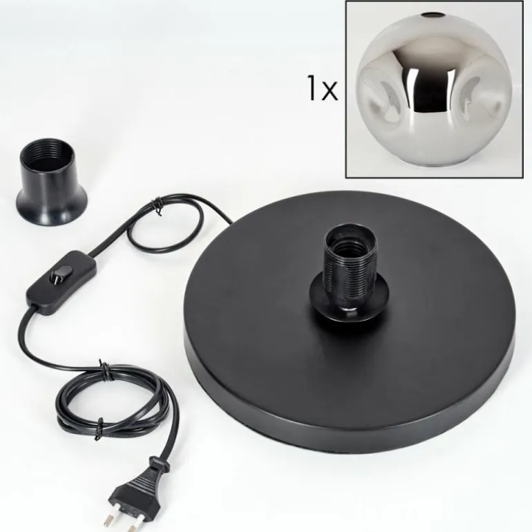 Ripoll Lampe à poser Noir, 1 lumière